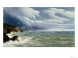 Shipping in Open Seas, 1882 Giclee Print by David James