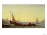 Harbour in Constantinople, 1880s Giclee Print by Felix Ziem