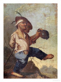 Dwarf Holding a Jug Giclee Print by Jacques Callot