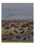 Battle of Tuyuti, from the Paintings Depicitng the Triple Alliance War, 1866 (Detail) Giclee Print by Candido Lopez