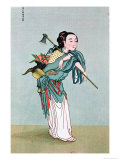 Ma Kou Carrying Medicinal Plants, from a Work by Father Henri Dore, Late 19th Century Giclee Print