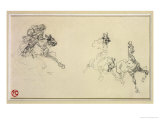 Etude De Chevaux Giclee Print by Henri de Toulouse-Lautrec