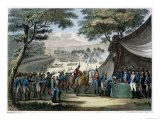 Pacification of the Vendee by General Hoche 20th April 1795 Giclée-tryk af Girardet Pacification of the Vendee by General Hoche 20th April 1795 Giclée-tryk af Girardet