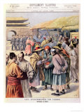 Disturbances in Seoul, Cover of "Le Petit Journal," 13th August 1894 Reproduction procédé giclée par Frédéric Théodore Lix