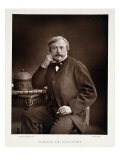 Edmond De Goncourt from "Galerie Contemporaine," circa 1874-78 Giclée-Druck von Nadar 