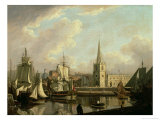 George's Dock Basin, Liverpool, 1797 Lámina giclée por John Thomas Serres George's Dock Basin, Liverpool, 1797 Lámina giclée por John Thomas Serres