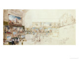 Salon Du Louvre, 1765 Giclee Print by Gabriel De Saint-aubin