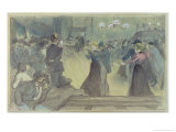 Ball in a Paris Suburb, circa 1892 reproduction procédé giclée par Théophile Alexandre Steinlen