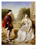 The Refusal Giclée-tryk af Edward Robert Hughes
