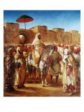 The Moroccan Chief, 1845 reproduction procédé giclée par Eugene Delacroix