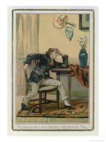Wishing You an Utterly Charming Time, Victorian Christmas Card Giclee Print by Albert Ludovici II Wishing You an Utterly Charming Time, Victorian Christmas Card Giclee Print by Albert Ludovici II
