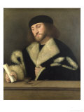 Portrait of a Man Giclée-tryk af Giovanni de Busi Cariani