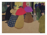 Street Scene Giclée-Druck von Félix Vallotton