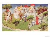The Palace of the Great Khan's Son in Peking Giclee Print by Boucicaut Master 