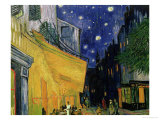 The Café Terrace on the Place du Forum, Arles, at Night, c.1888 (detail) Giclée-tryk af Vincent van Gogh The Café Terrace on the Place du Forum, Arles, at Night, c.1888 (detail) Giclée-tryk af Vincent van Gogh