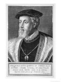 Charles V Giclee Print by Pierre Lombard Or Lombart