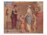The Toy Seller, 1879 Giclee-trykk av Augustus Jules Bouvier The Toy Seller, 1879 Giclee-trykk av Augustus Jules Bouvier