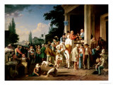 The Country Election Giclee Print by George Caleb Bingham