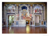 View of The Frescoes in The Sala Dei Gigli, c. 1470 ジクレープリント - ロブスティ・ギルランダイオ