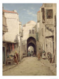 A Street in Jerusalem Giclee Print by Percy Robert Craft