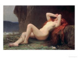 Mary Magdalene in the Cave, 1876 Reproduction procédé giclée par Jules Joseph Lefebvre