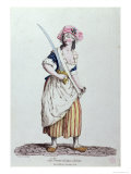 Female Sans-Culotte, circa 1789 Giclee Print