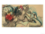 Dancers, circa 1896-8 Giclee Print by Edgar Degas