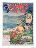 Poster Advertising the Casino Des Fleurs, Cannes in Winter, 1892 Giclee Print by Emmanuel Brun