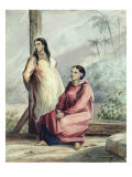 Two Tahitian Women, circa 1841-48 reproduction procédé giclée par Maximilien Radiguet