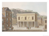 Portico of the Fountain of Pouhon at Spa Giclee Print by Pierre Jacques Goetghebuer