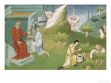 Pepper Harvest and Offering the Fruits to a King Giclee Print by Boucicaut Master 