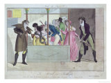Prostitutes at the Palais-Royal from Mode Du Jour Giclee Print by Claude Louis Desrais