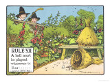 Rule VII: A Ball Must be Played Wherever it Lies, from "Rules of Golf," Published circa 1905 Giclee Print by Charles Crombie