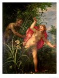 Pan Pursuing Syrinx, circa 1615 Impressão giclée por Hendrik van Balen the Elder Pan Pursuing Syrinx, circa 1615 Impressão giclée por Hendrik van Balen the Elder