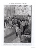 The Crumbs from the Rich Man's Table: Distributing the Remains of the Feast to the Poor Giclee Print by Samuel Begg