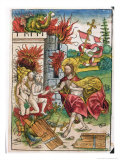 Christ in Limbo, 1491 Reproduction procédé giclée par Michael Wolgemut Or Wolgemuth