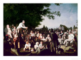 Stump Speaking Lámina giclée por George Caleb Bingham Stump Speaking Lámina giclée por George Caleb Bingham