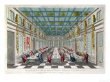 The Dining Room at Versailles in 1763 Giclee Print The Dining Room at Versailles in 1763 Giclee Print