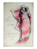 Design for a Poster Advertising "Les Troyens" Giclee Print by Rene Piot