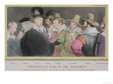 Conspiracy to Blow up the Parliament, Published 1832 Giclee Print by John Doyle