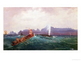 A Whaling Scene Giclee Print by Cornelius Krieghoff