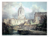 Christ Church, Oxford reproduction procédé giclée par William Turner