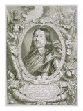 Karl X Gustav King of Sweden, from "Portraits Des Hommes Illustres," Published 1706 Giclee Print by Anselmus Van Hulle