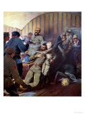 Execution of Tsar Nicholas II and His Family at Yekaterinburg, 17th July 1918 Giclee Print by S. Sarmat