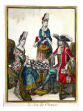 Le Jeu De Dames, End of 17th Century/ Beginning of 18th Reproduction procédé giclée par Nicolas Arnoult