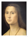Portrait of a Woman, 1507 (Detail) Reproduction procédé giclée par Raphael 