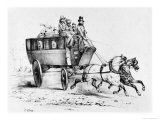 The Stagecoach, Mid-19th Century Giclee Print by Victor Jean Adam