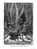 The Spider Crab, Illustration from "20,000 Leagues under the Sea" reproduction procédé giclée par Alphonse Marie de Neuville