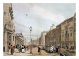 Piccadilly from the Corner of Old Bond Street, from "London as it Is" Giclee Print by Thomas Shotter Boys