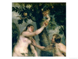 Adam and Eve (Detail) Giclee Print by Peter Paul Rubens